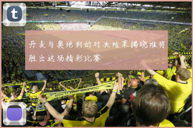 丹麦与奥地利的对决结果揭晓谁将胜出这场精彩比赛